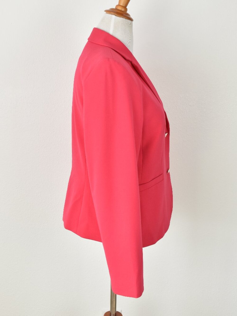 Calvin Klein Button Front Blazer Pink - 14 - Picture 5 of 7